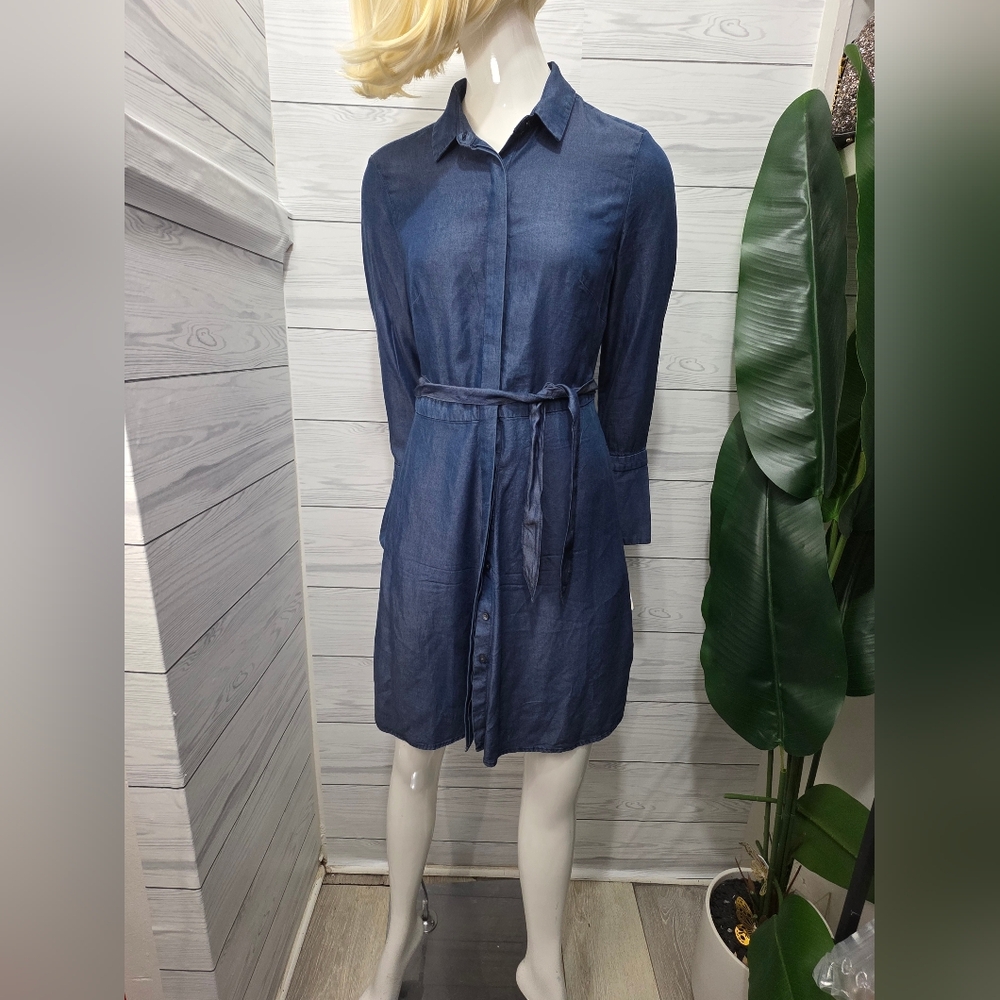 Banana Republic Long Sleeve Denim Dress